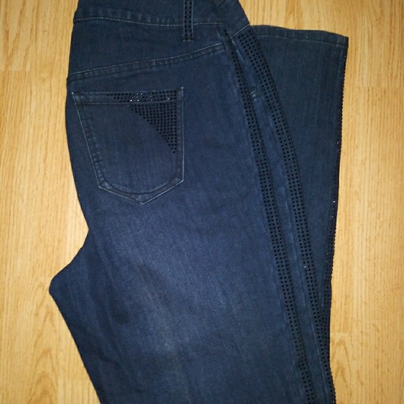 Lane Bryant Denim - Lane Bryant Embellished Jeans 14